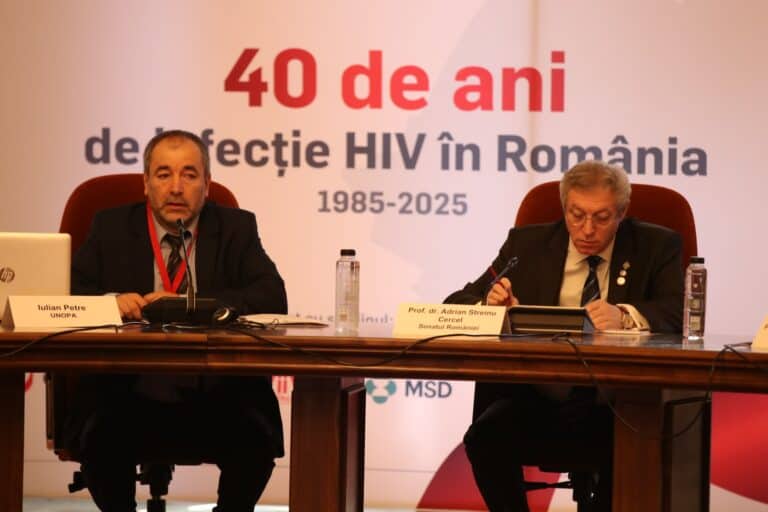 Eveniment de comemorare a 40 de ani de HIV în România.