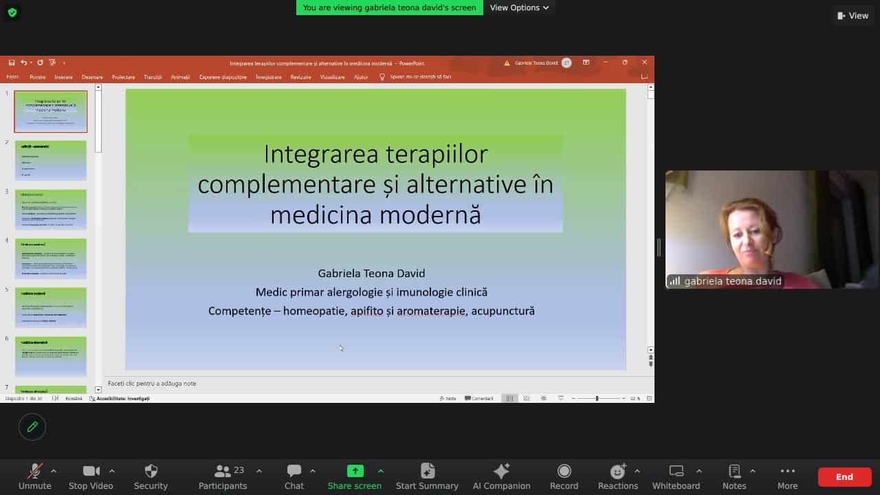 Workshopul „O perspectivă antropologică asupra terapiilor alternative și complementare în sănătate” – 25 noiembrie 2024